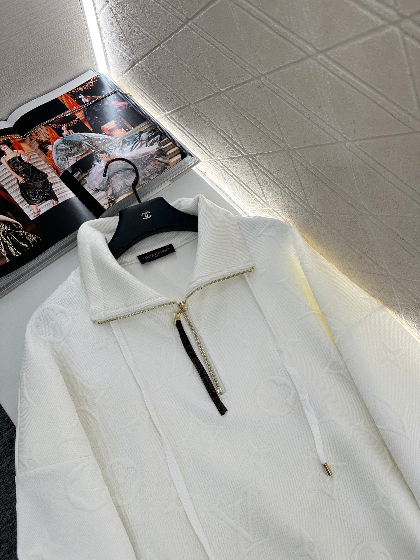 Louis 25fw jacquard hoodie