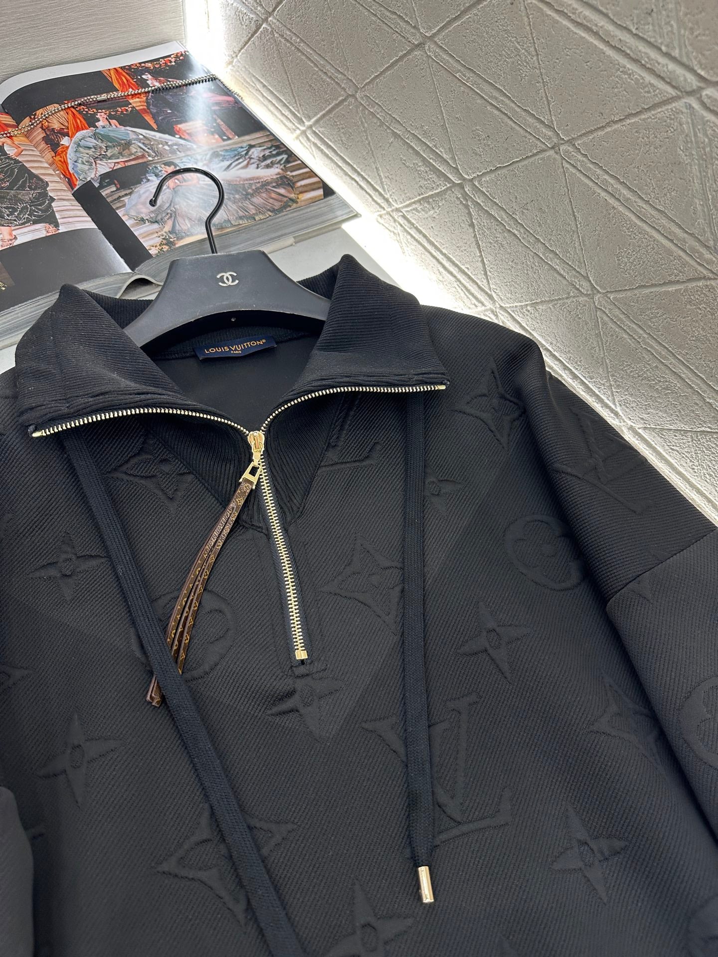 Louis 25fw jacquard hoodie
