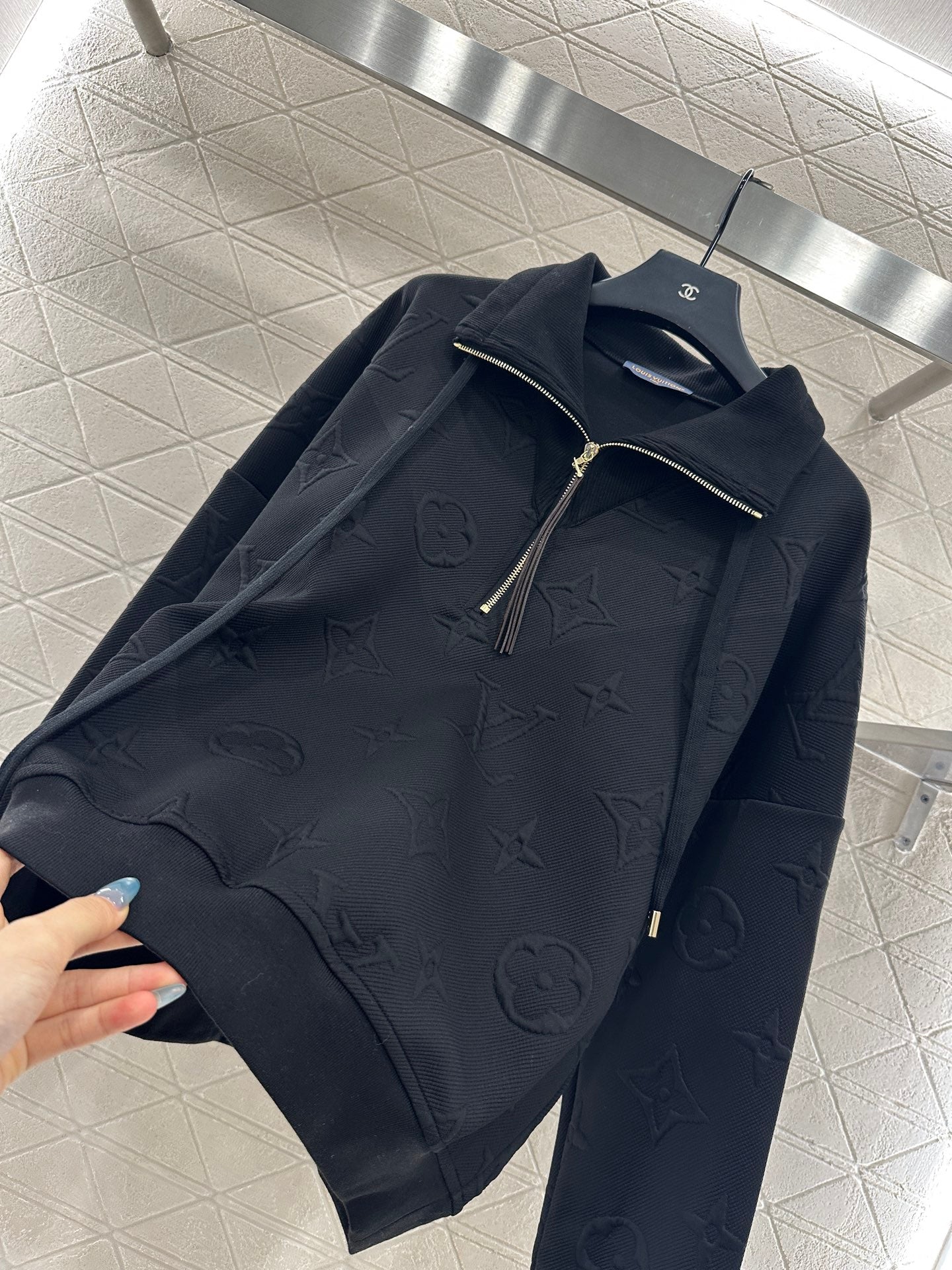 Louis 25fw jacquard hoodie