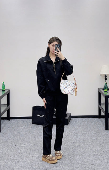 Louis 25fw jacquard hoodie