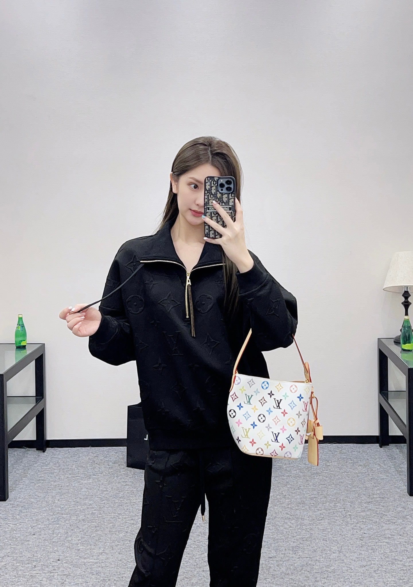 Louis 25fw jacquard hoodie