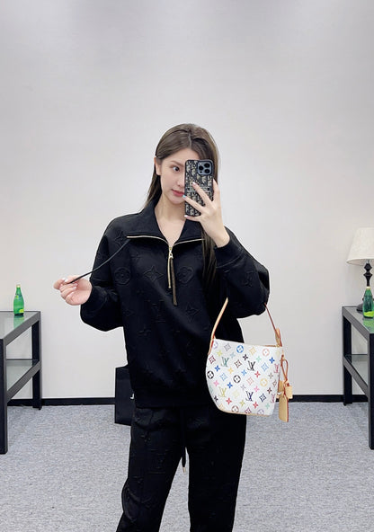 Louis 25fw jacquard hoodie