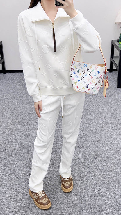 Louis 25fw jacquard hoodie