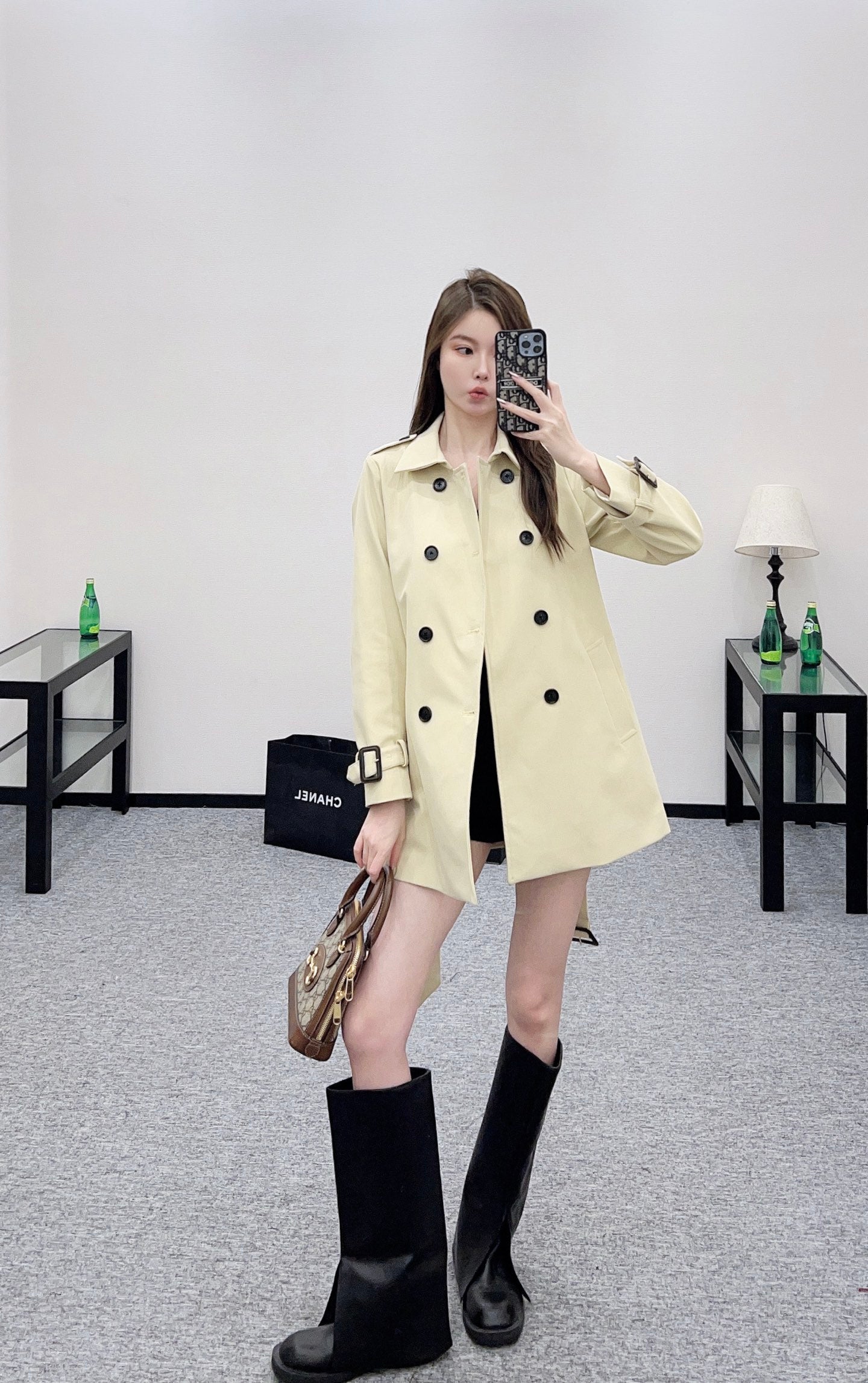 Guc 25fw trench coat