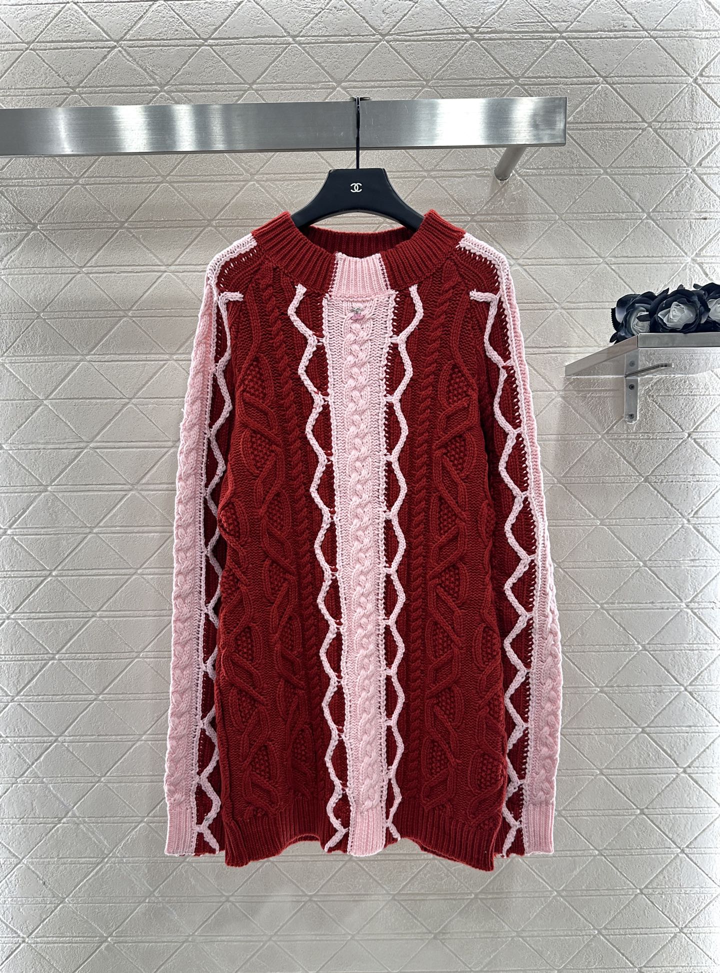 Chan 25fw knitted dress