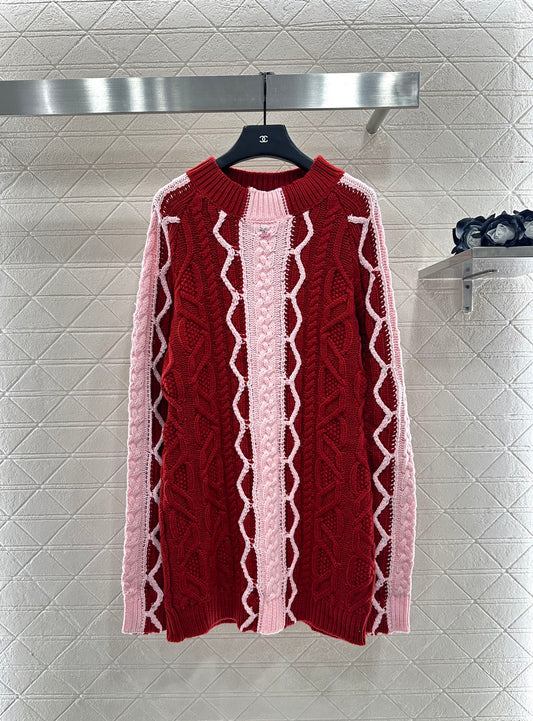 Chan 25fw knitted dress