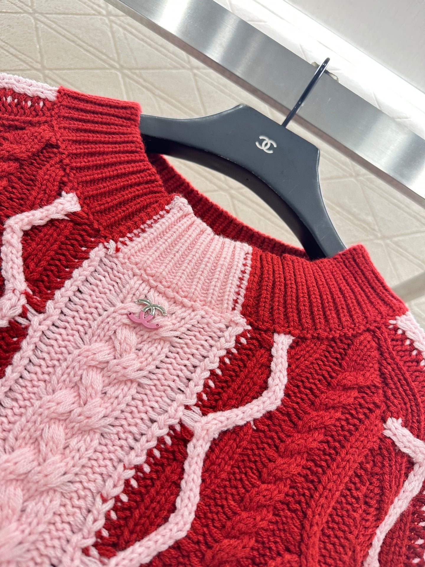 Chan 25fw knitted dress