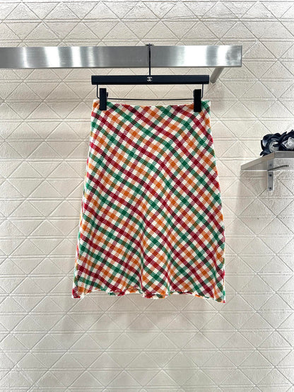 Miu 25fw plaid skirts