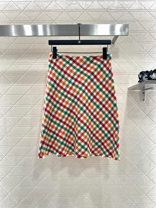 Miu 25fw plaid skirts