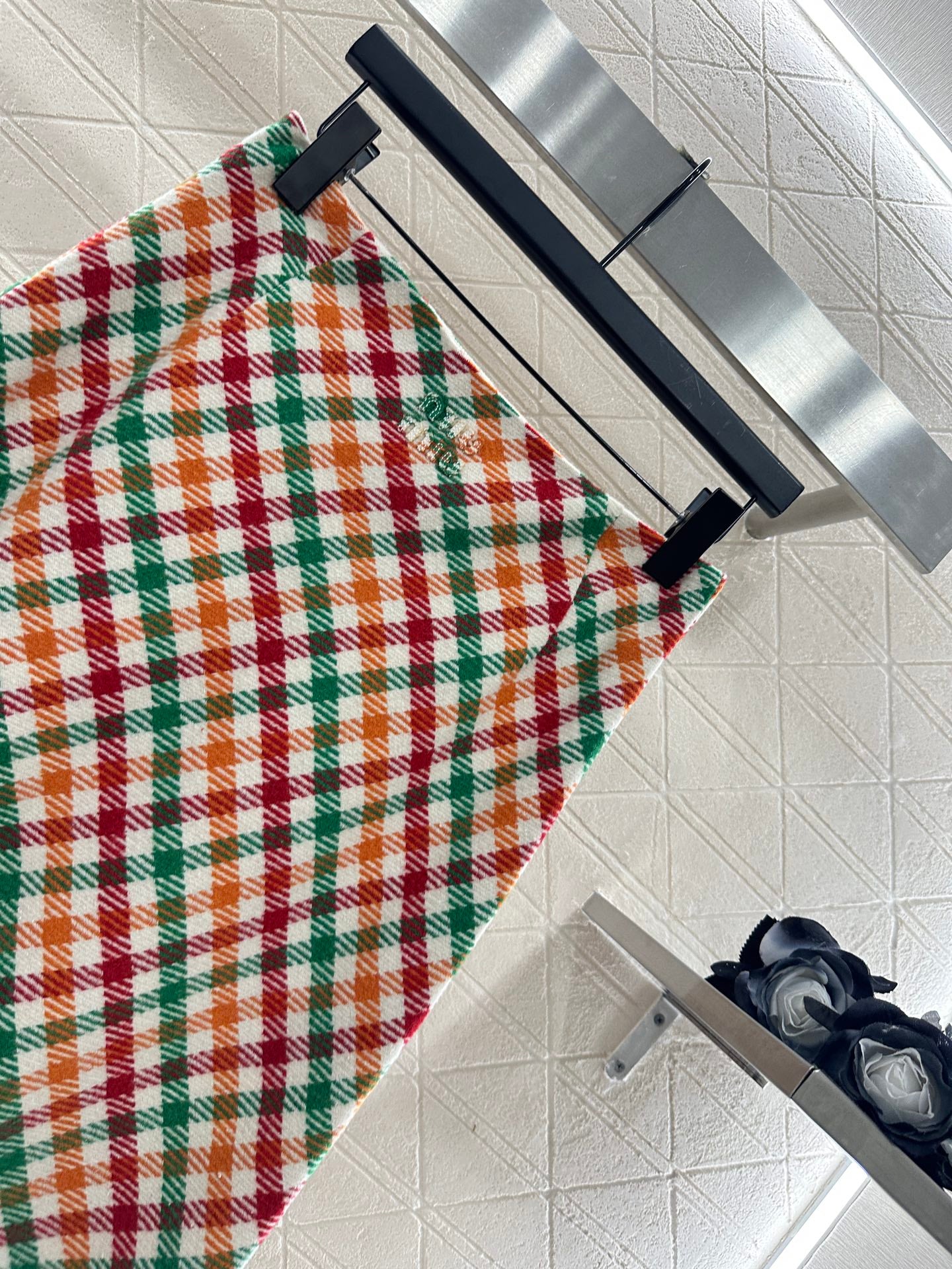 Miu 25fw plaid skirts