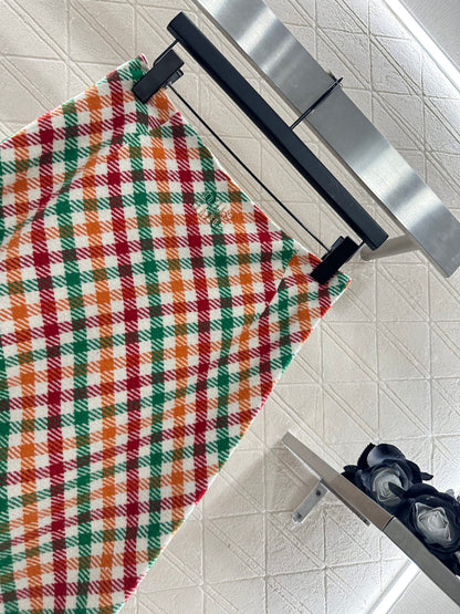 Miu 25fw plaid skirts