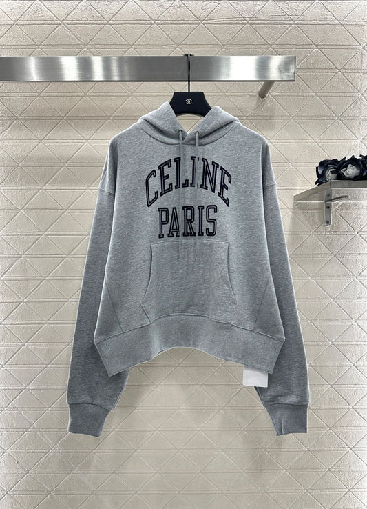 Cel 25fw printed hoodie