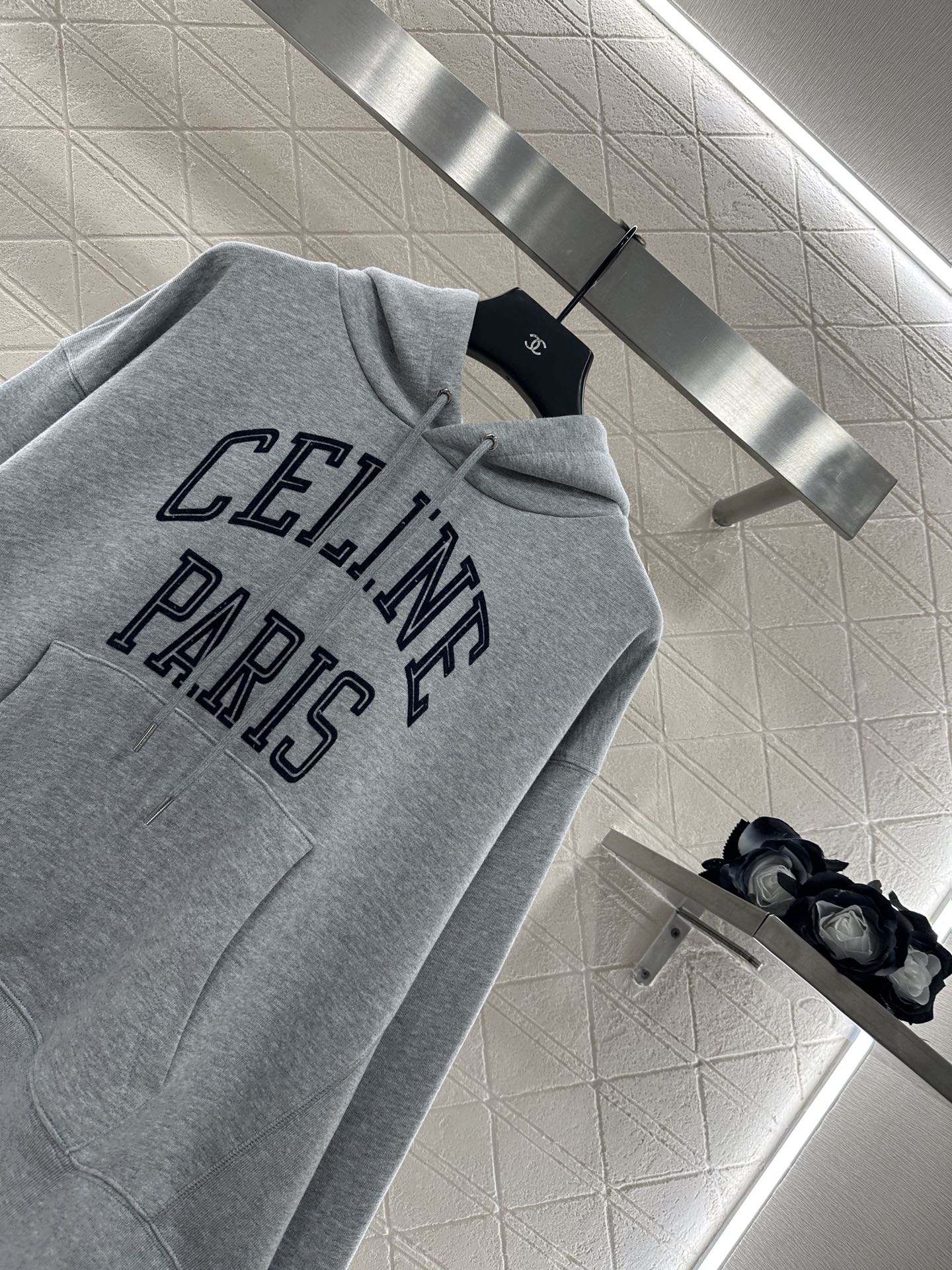 Cel 25fw printed hoodie