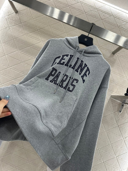 Cel 25fw printed hoodie