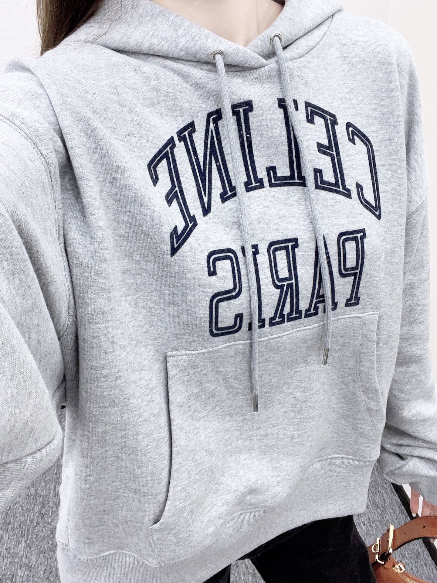Cel 25fw printed hoodie