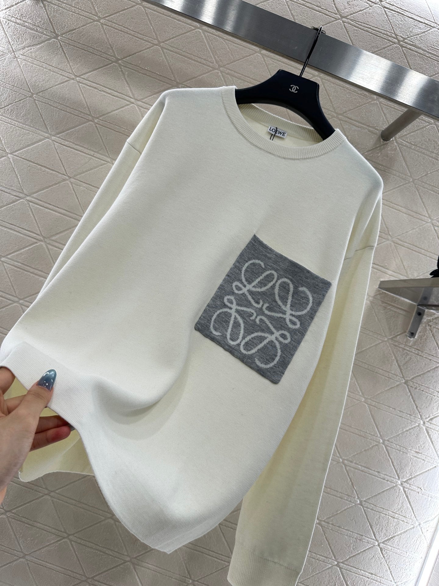 Loe 25fw knitted shirt