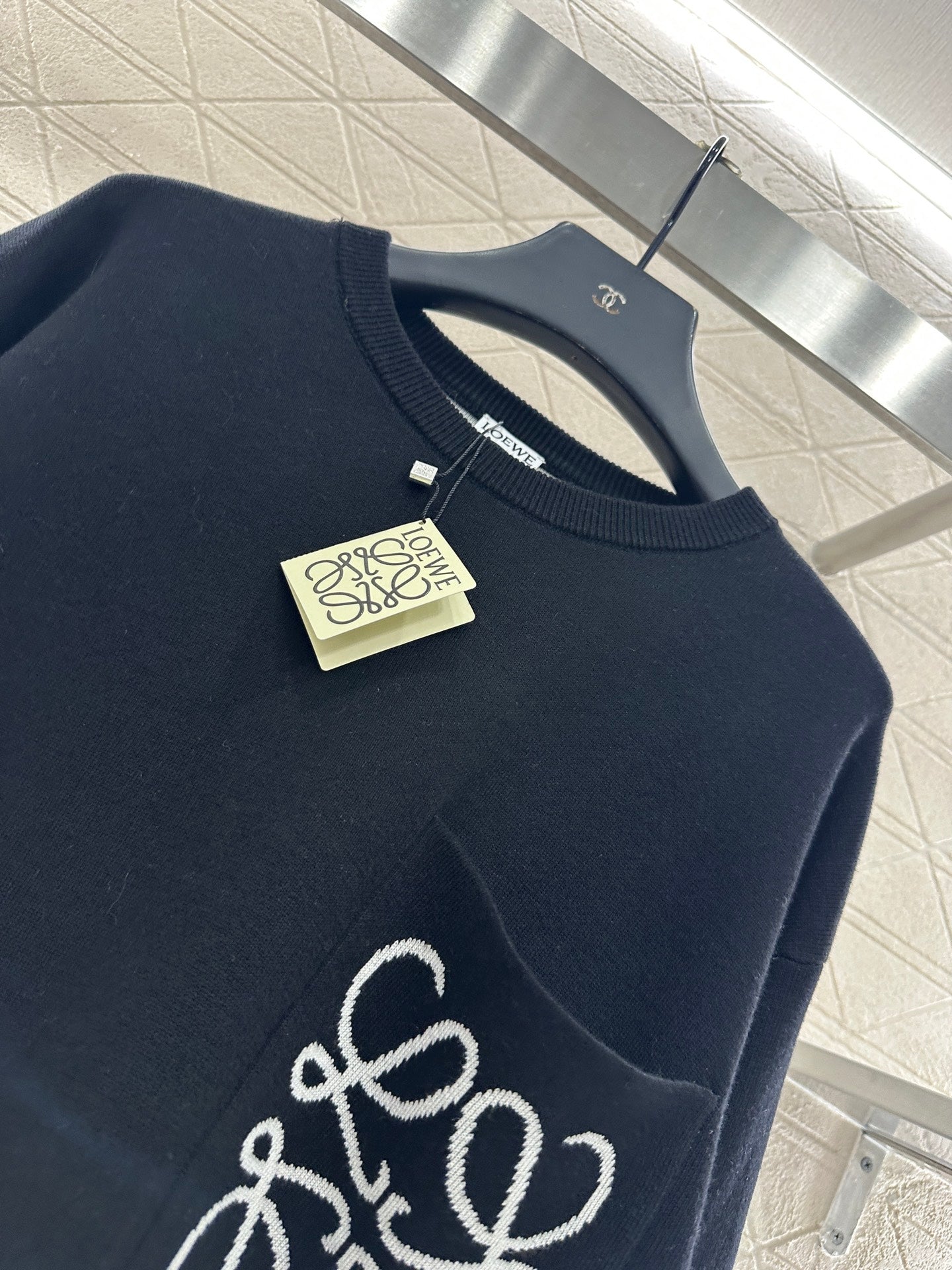 Loe 25fw knitted shirt