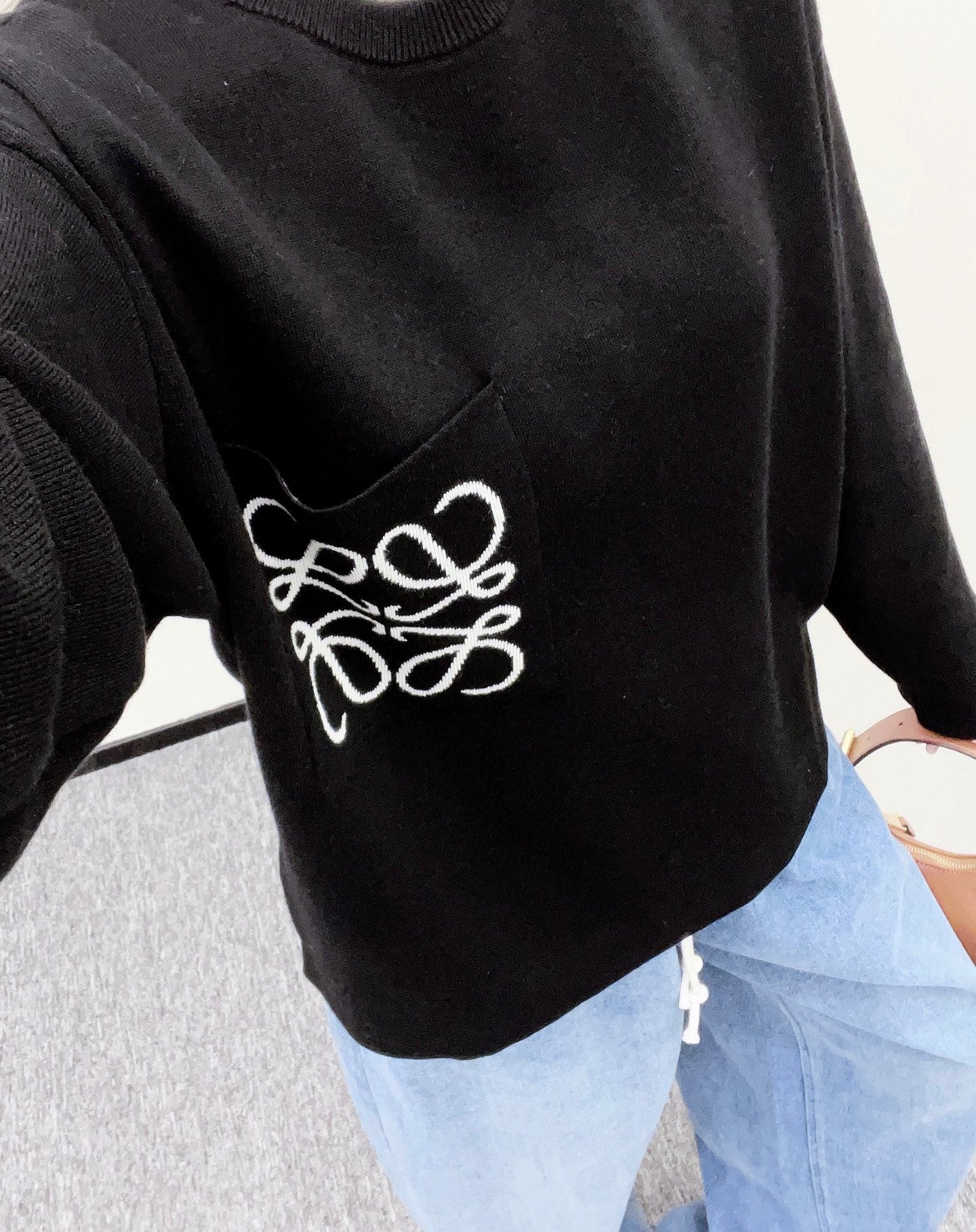 Loe 25fw knitted shirt