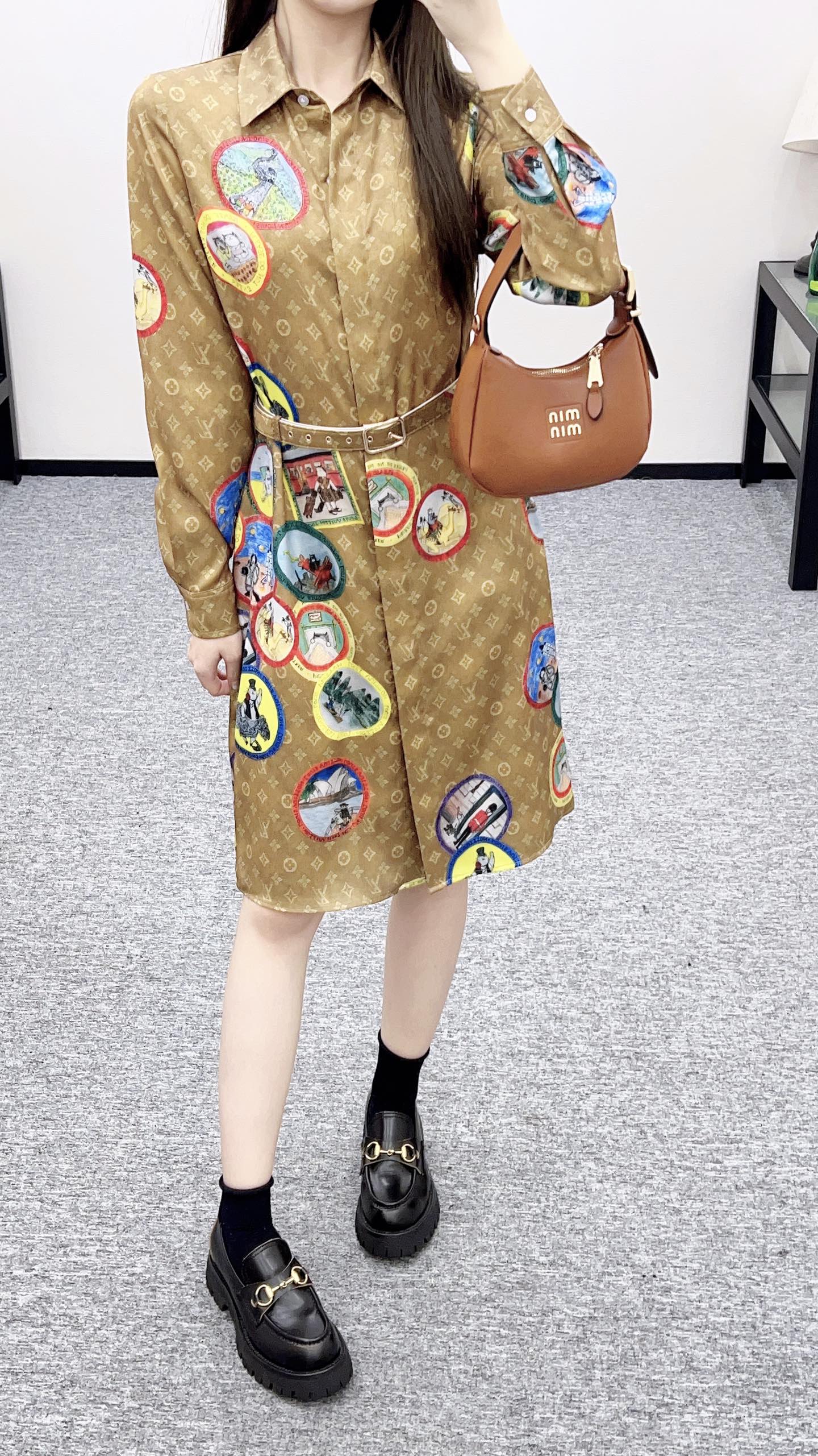Louis 25fw leisure dress