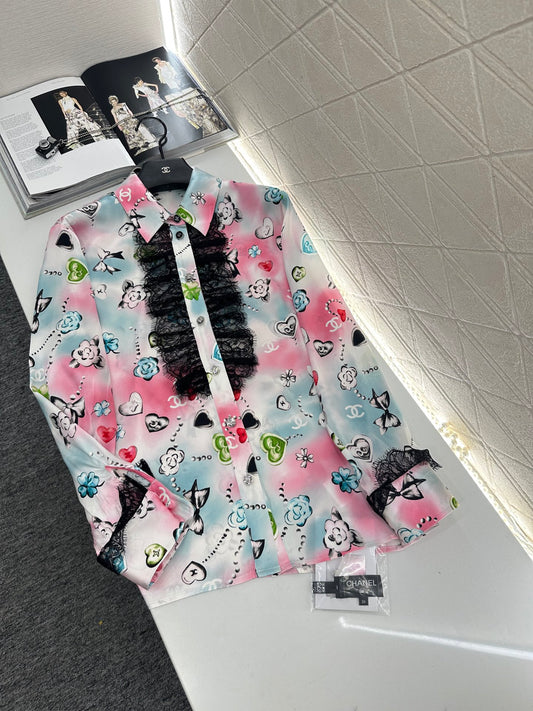 Chan 25fw silk shirt