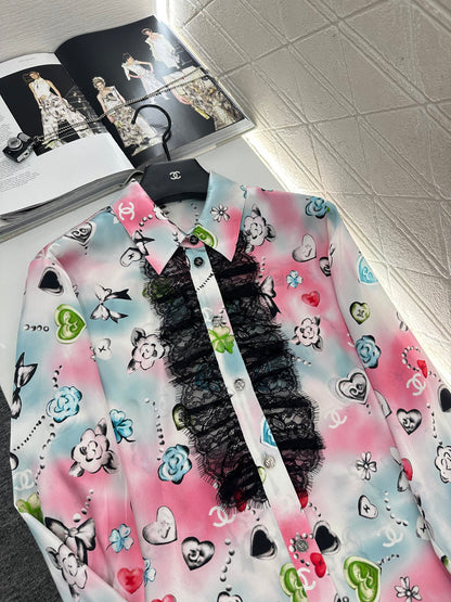 Chan 25fw silk shirt