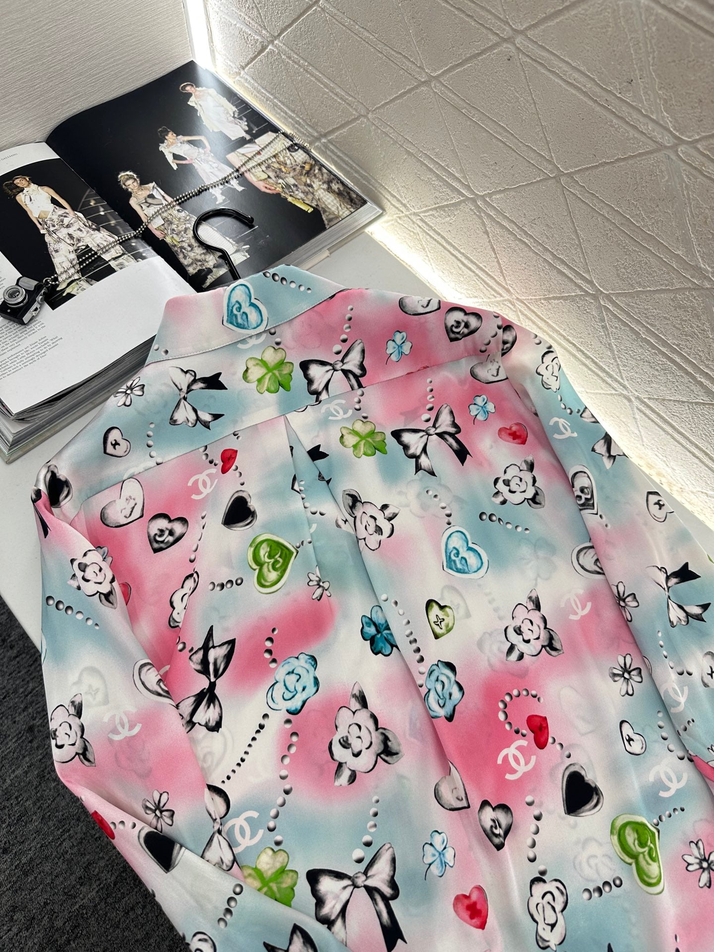 Chan 25fw silk shirt