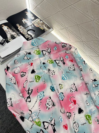 Chan 25fw silk shirt