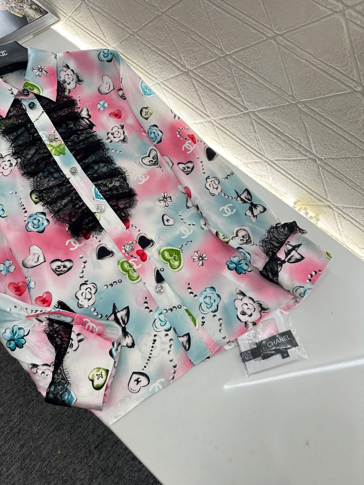 Chan 25fw silk shirt
