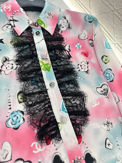Chan 25fw silk shirt