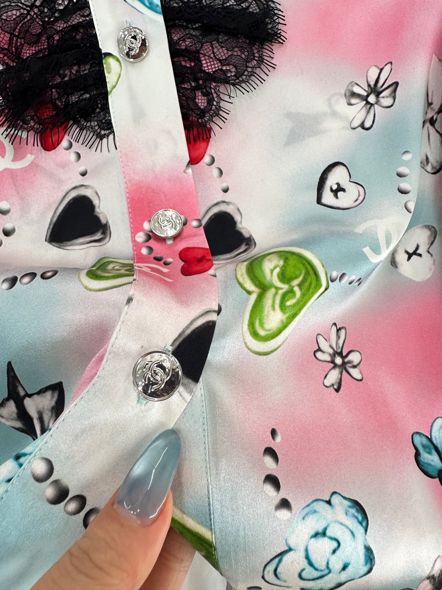Chan 25fw silk shirt
