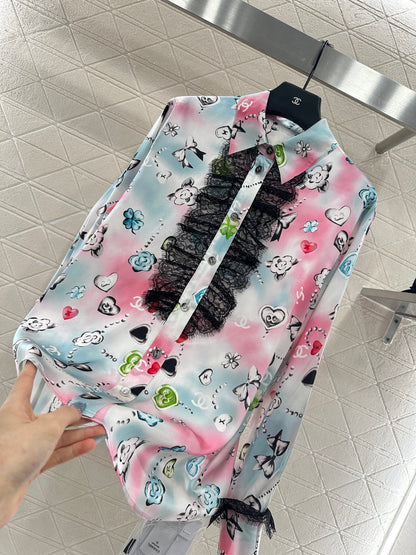 Chan 25fw silk shirt