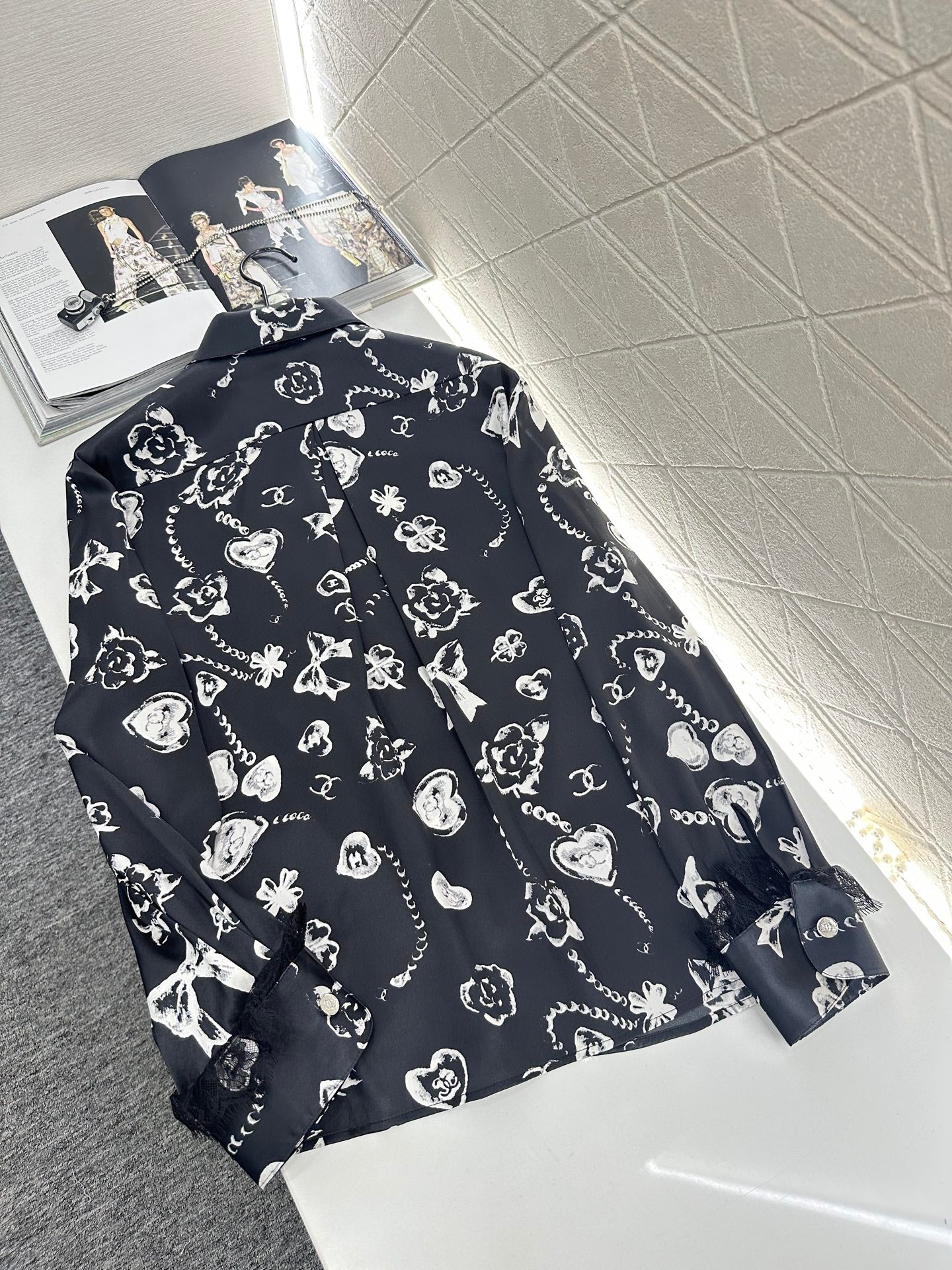 Chan 25fw silk shirt