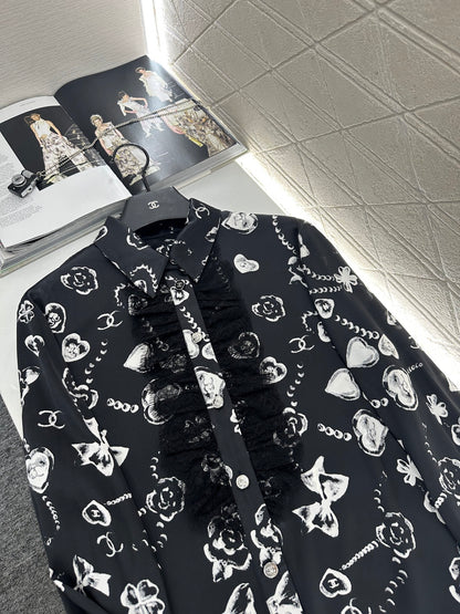 Chan 25fw silk shirt
