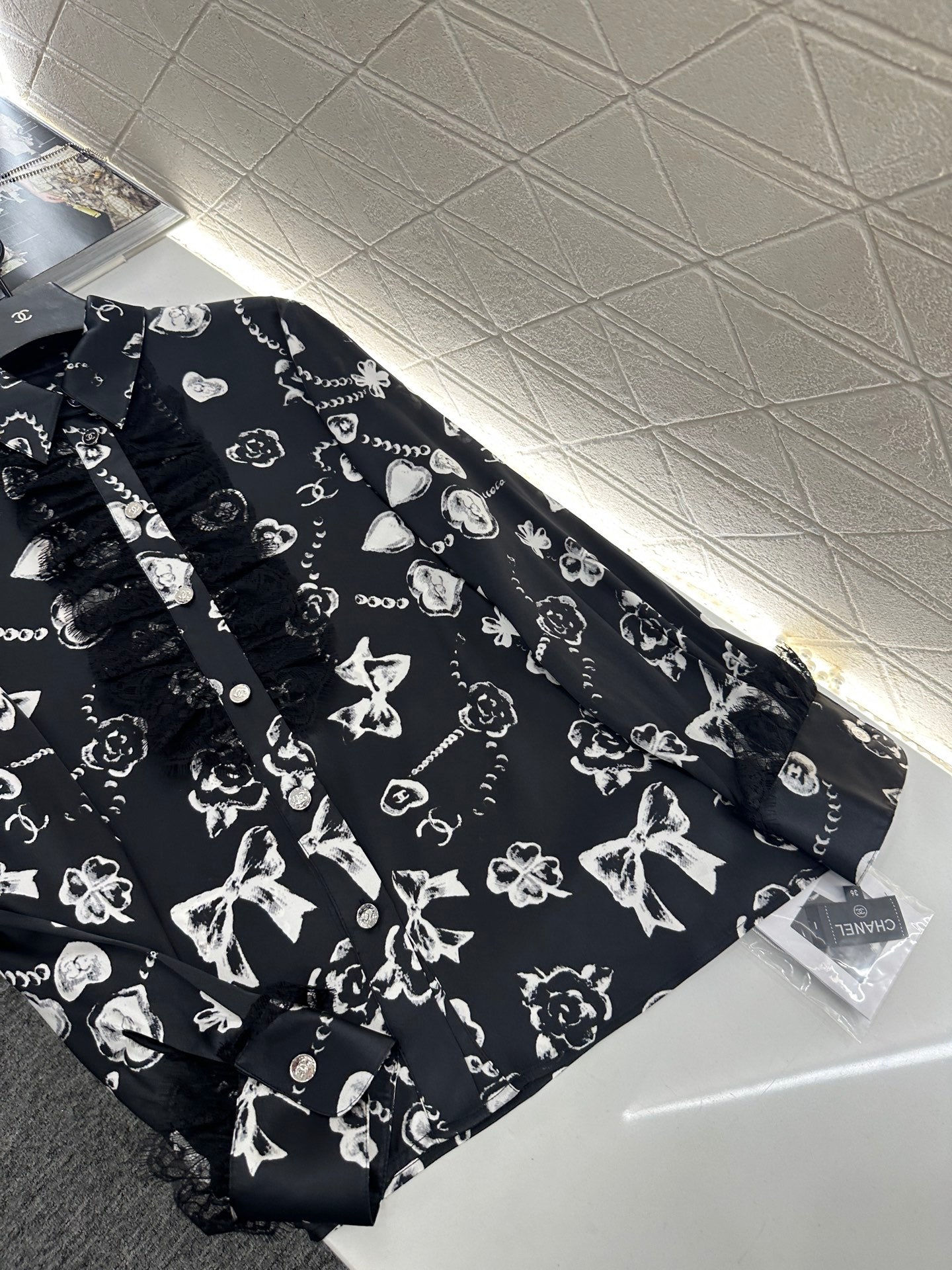 Chan 25fw silk shirt