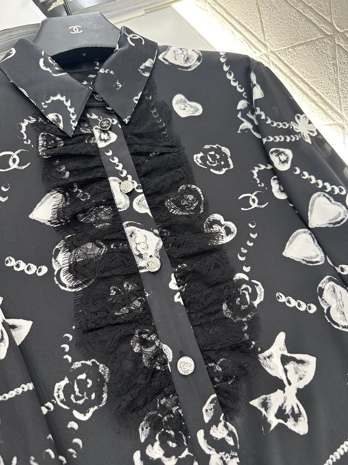 Chan 25fw silk shirt