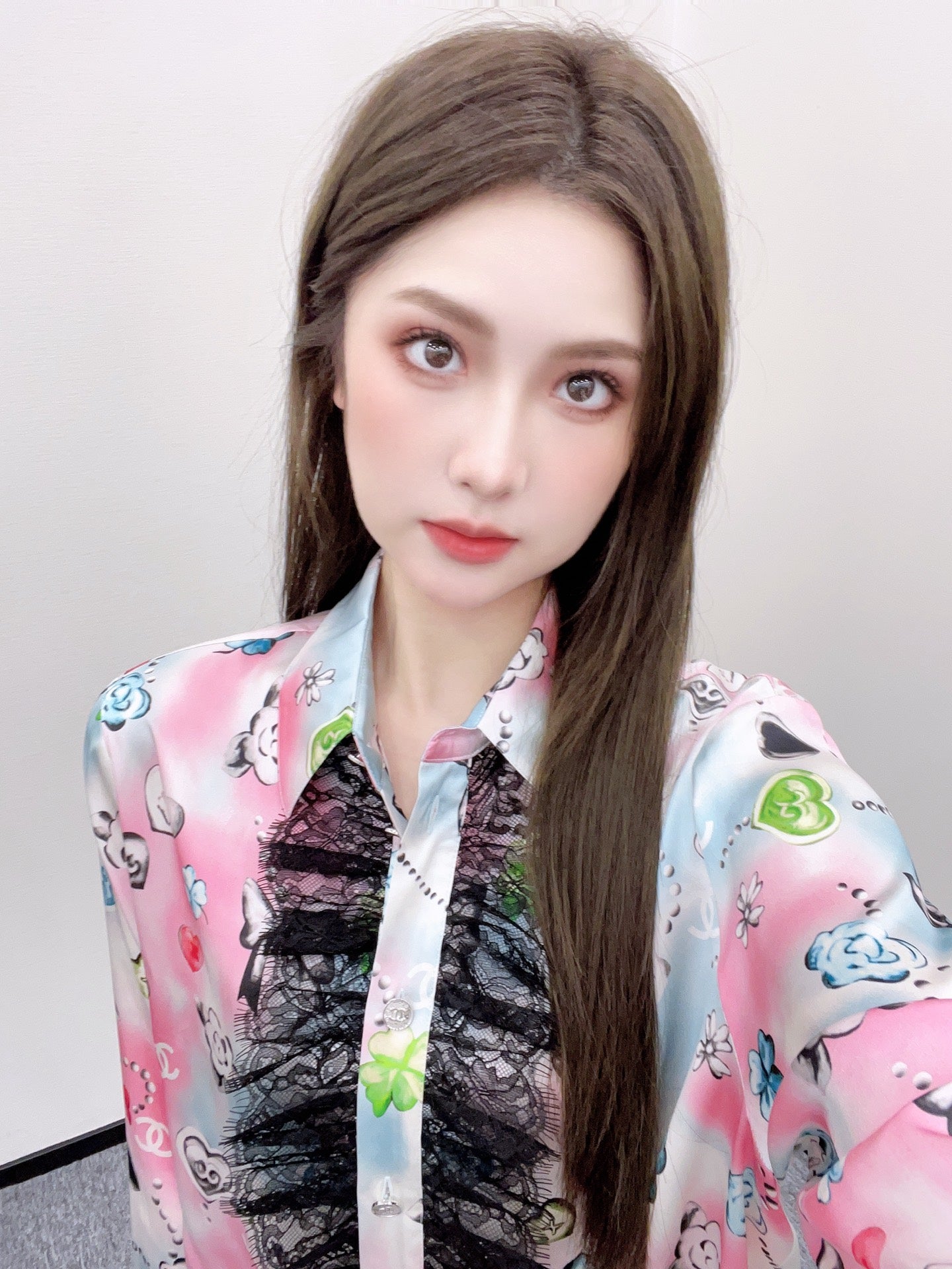 Chan 25fw silk shirt