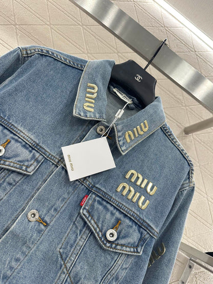 Miu 25fw denin jacket