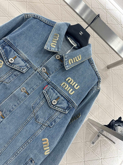Miu 25fw denin jacket