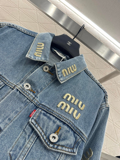 Miu 25fw denin jacket