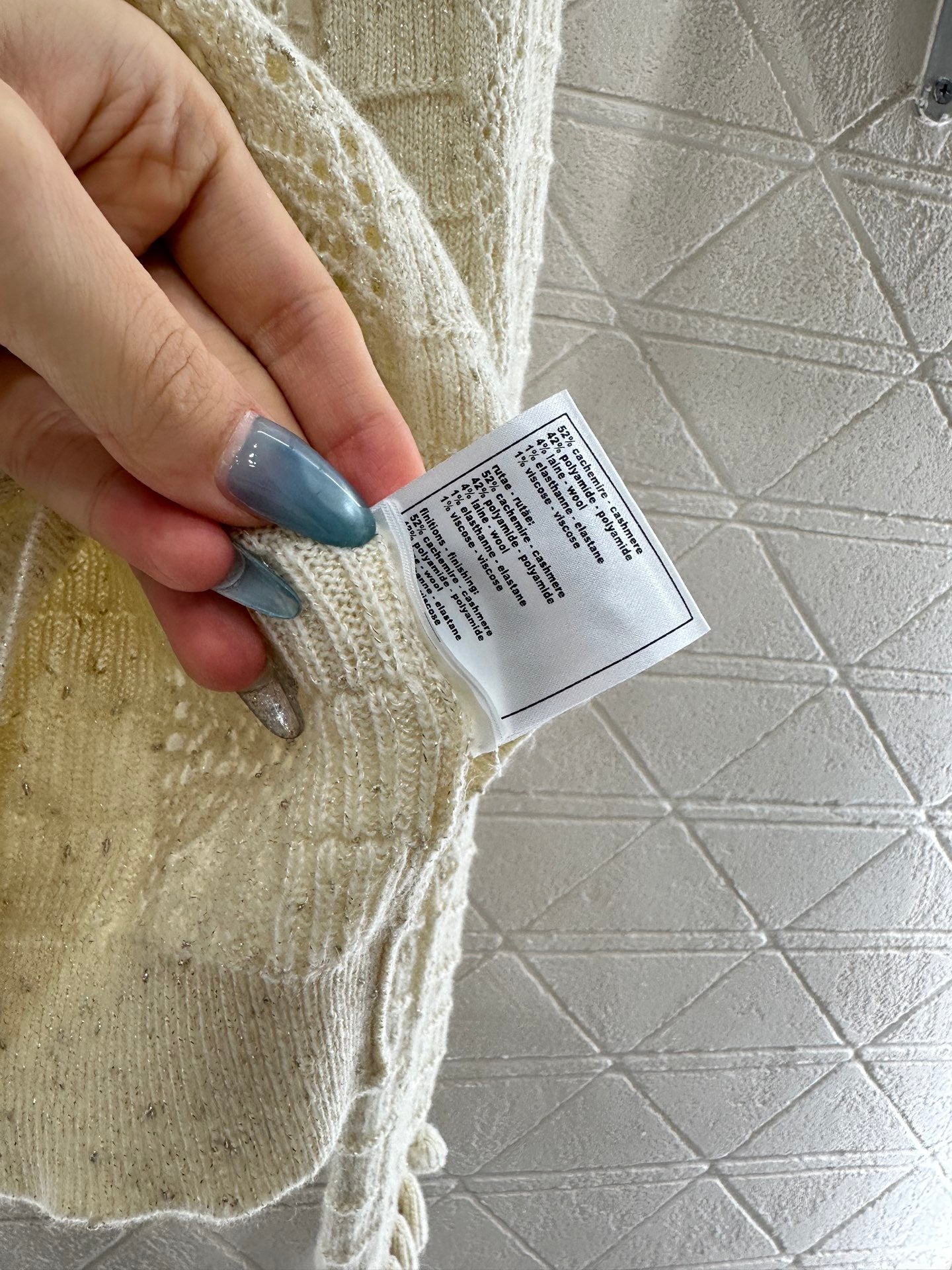 Chan 25fw  knitted shirt