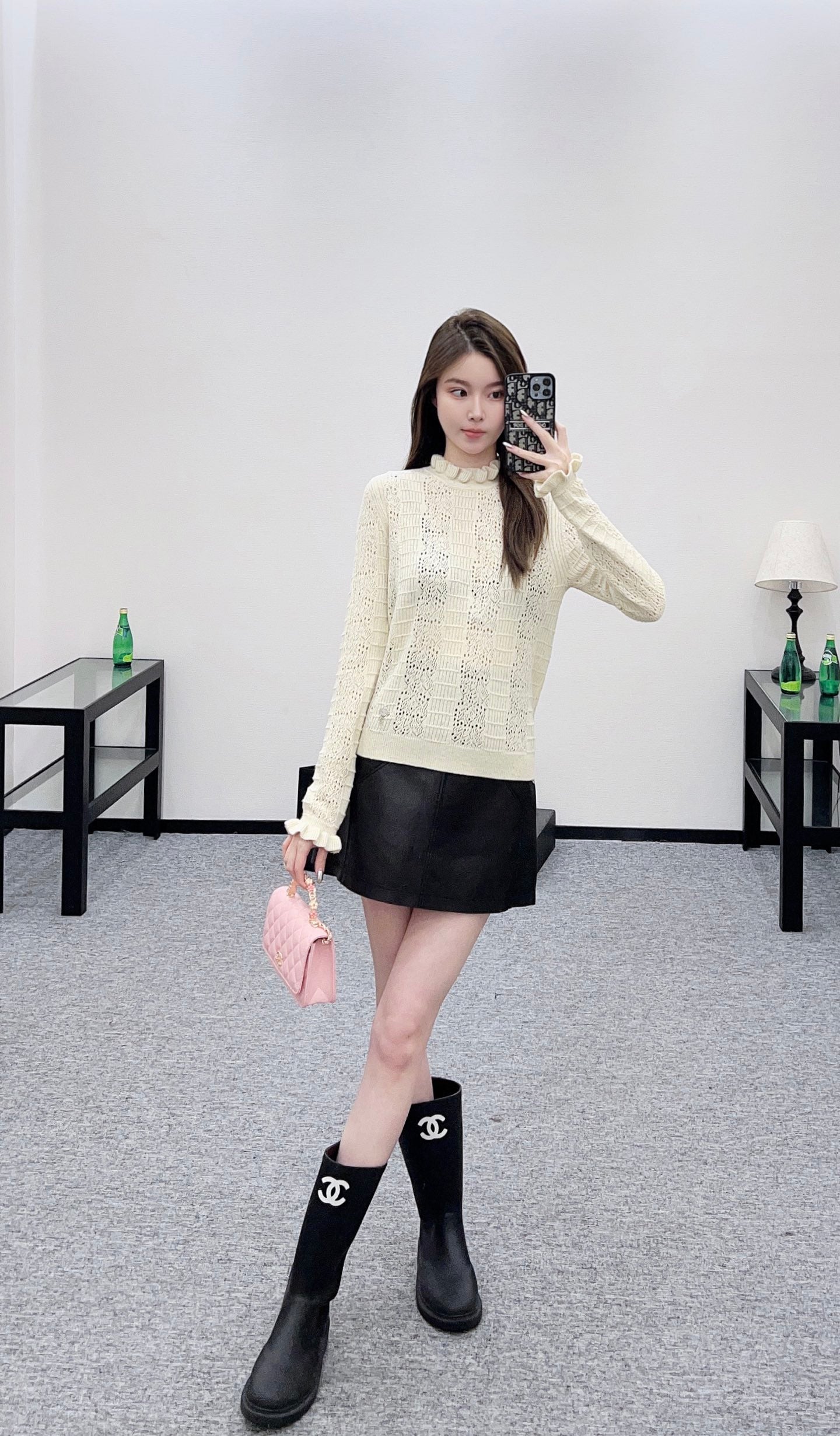 Chan 25fw  knitted shirt