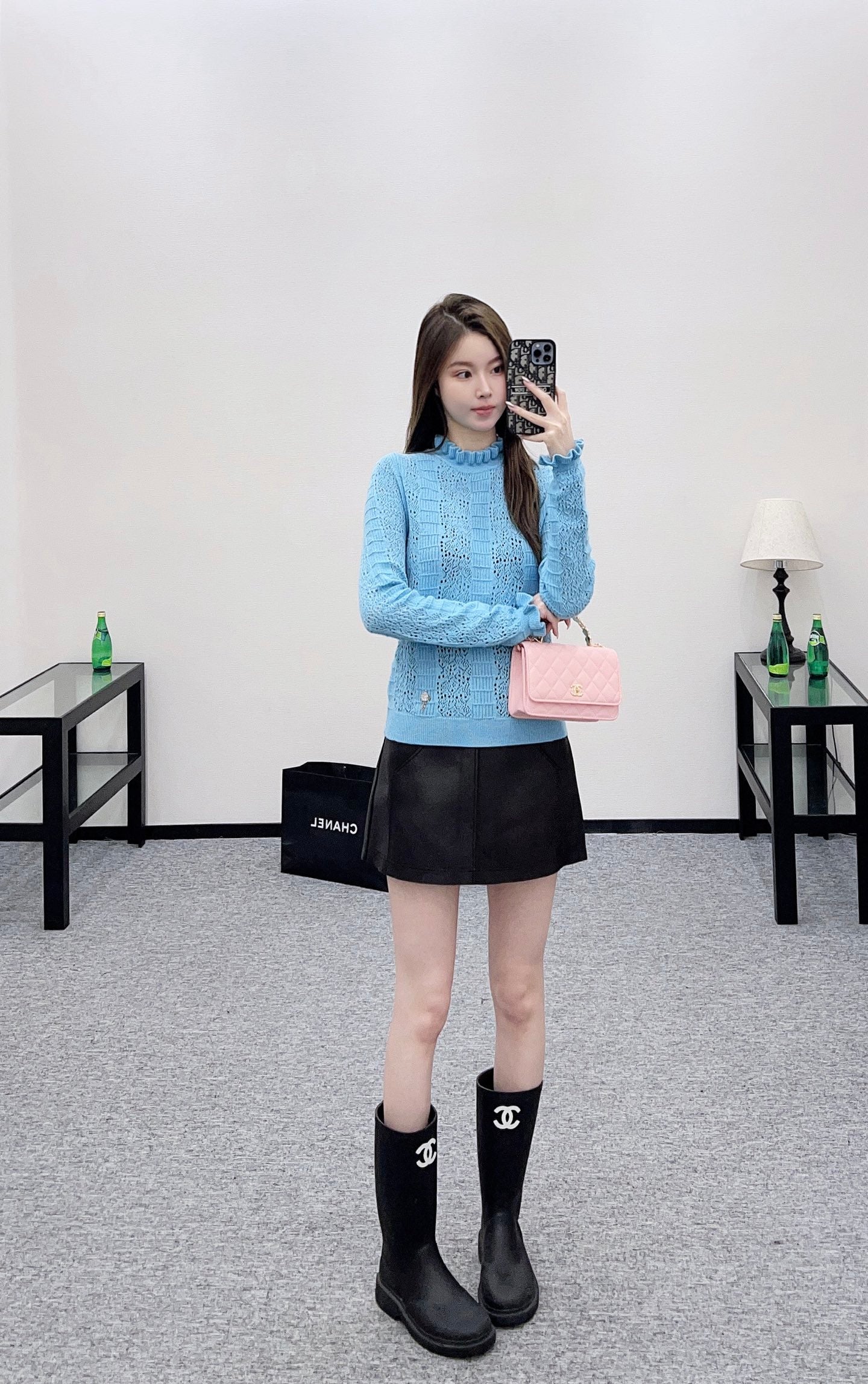 Chan 25fw  knitted shirt