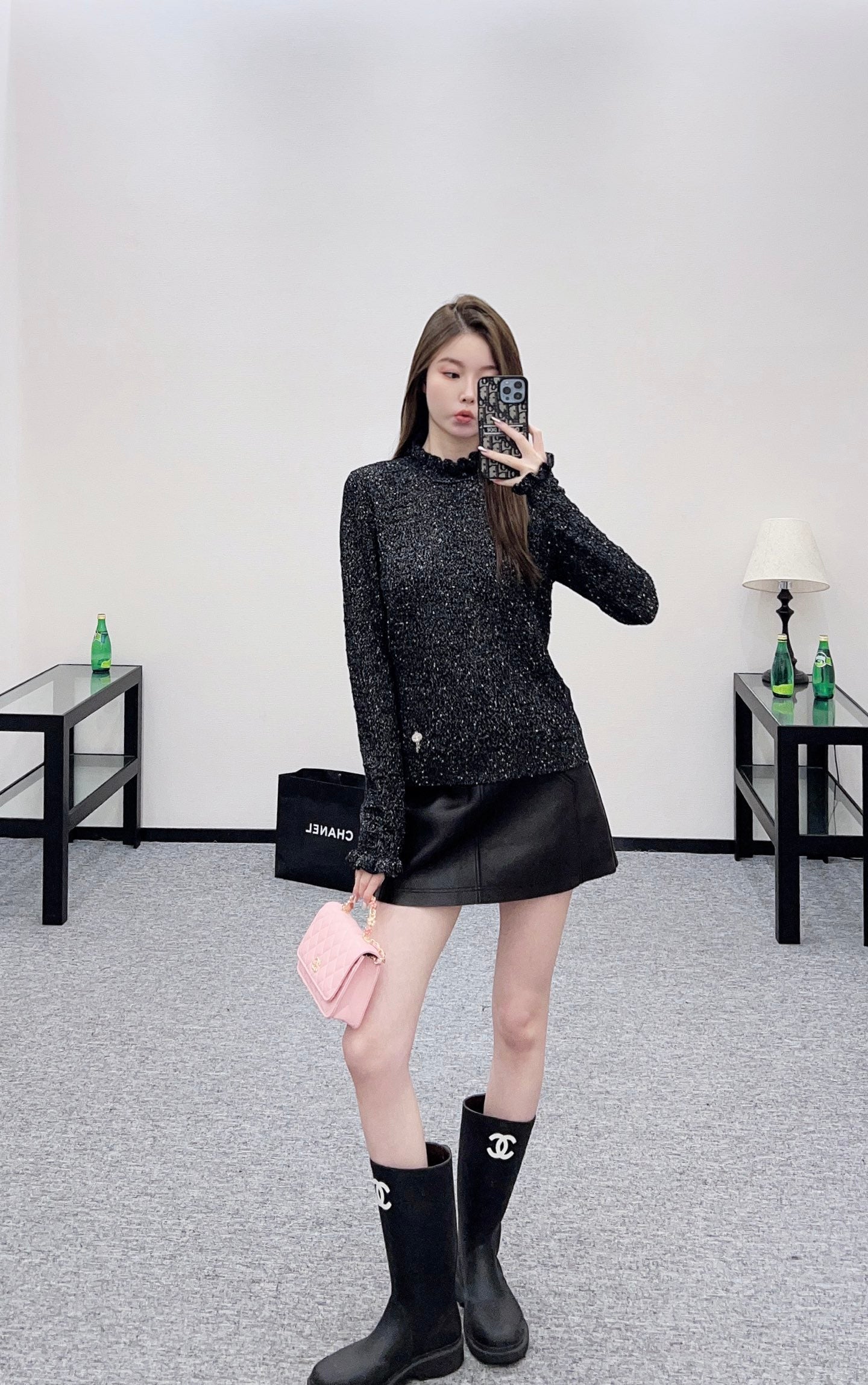 Chan 25fw  knitted shirt