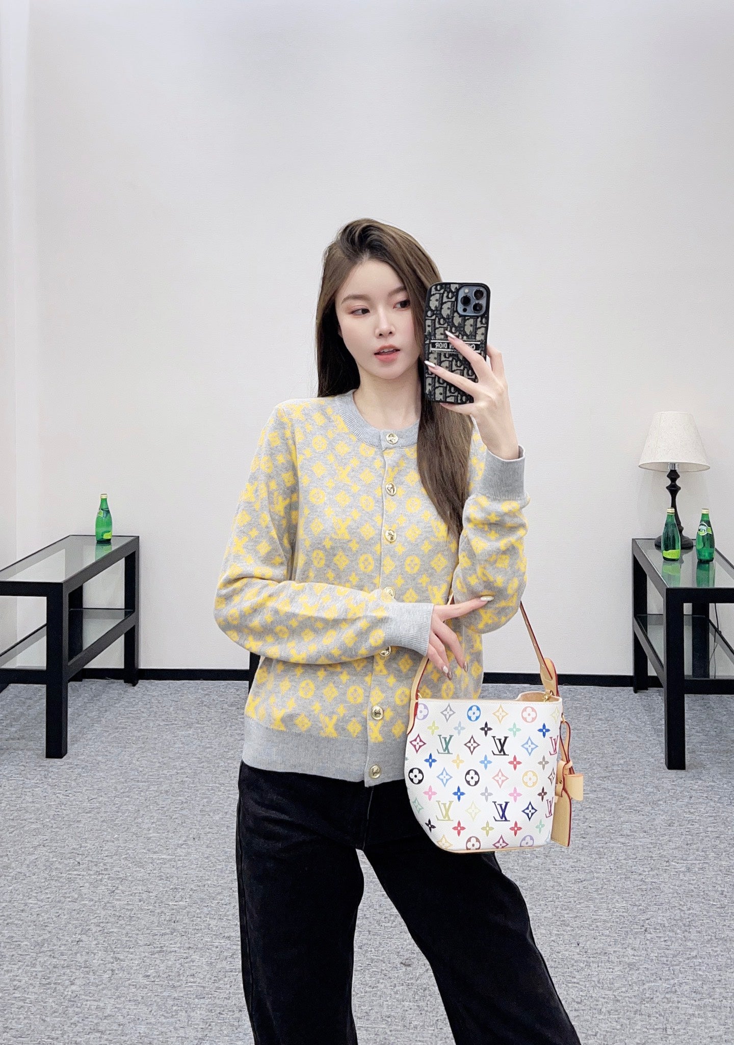 Louis 25fw jacquard shirt