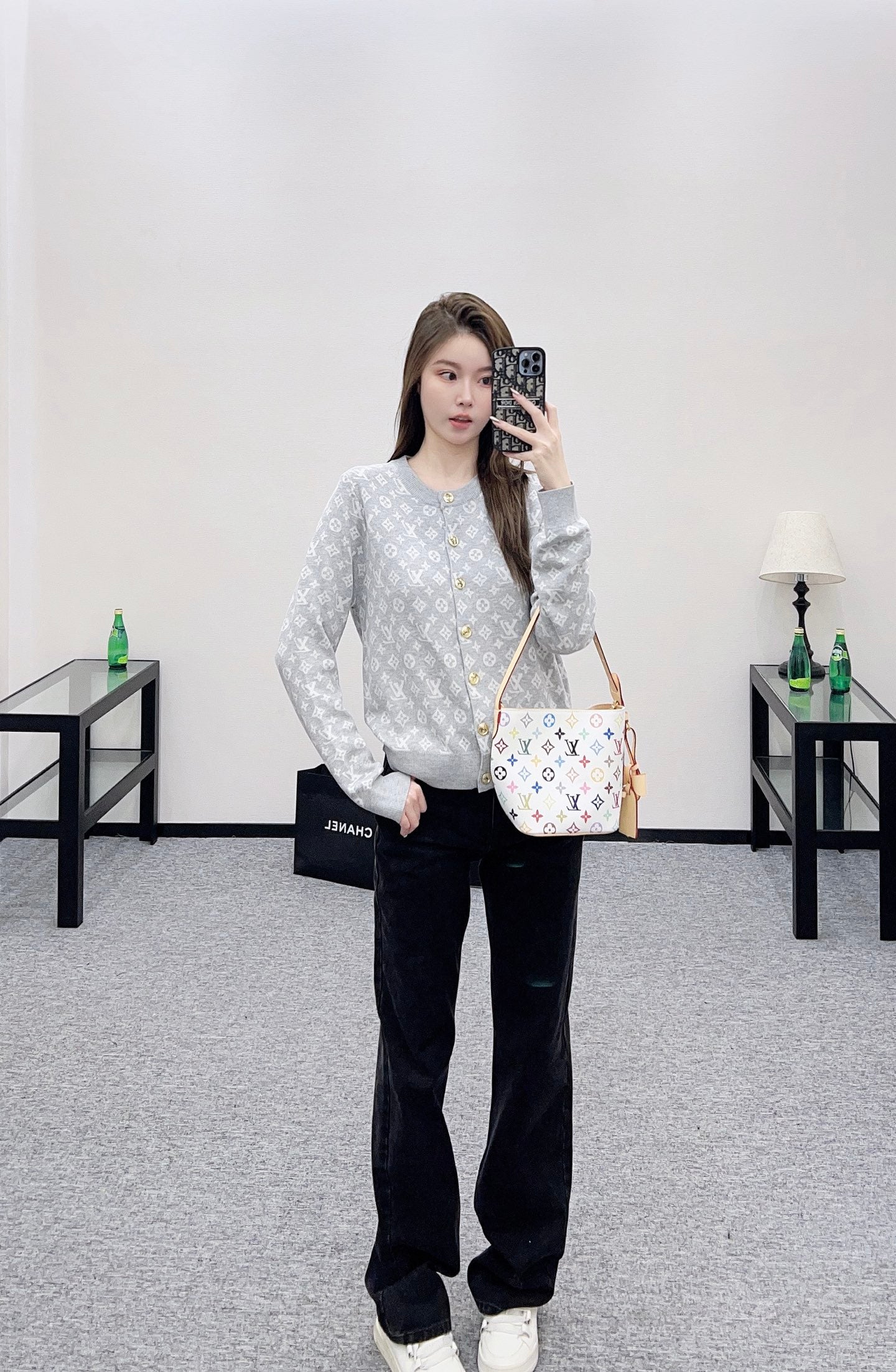 Louis 25fw jacquard shirt