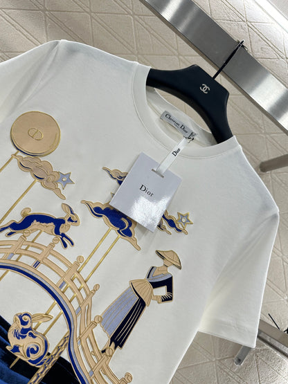 CD 25fw printed t-shirt