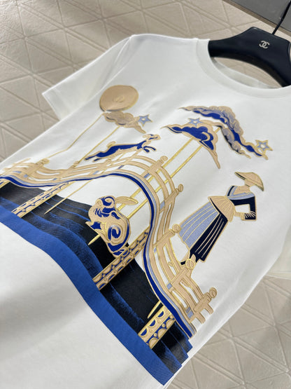 CD 25fw printed t-shirt