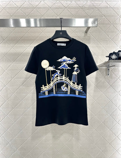 CD 25fw printed t-shirt