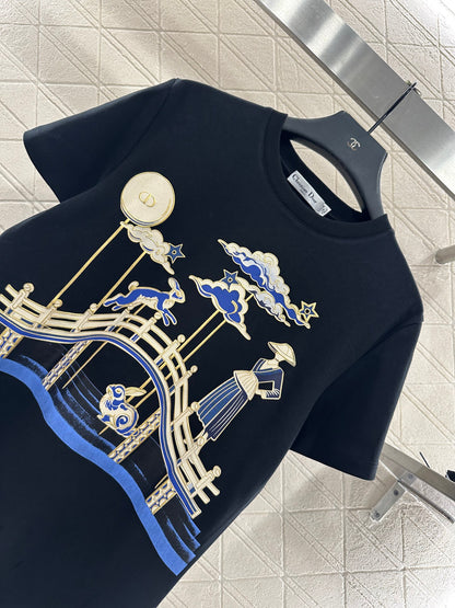 CD 25fw printed t-shirt