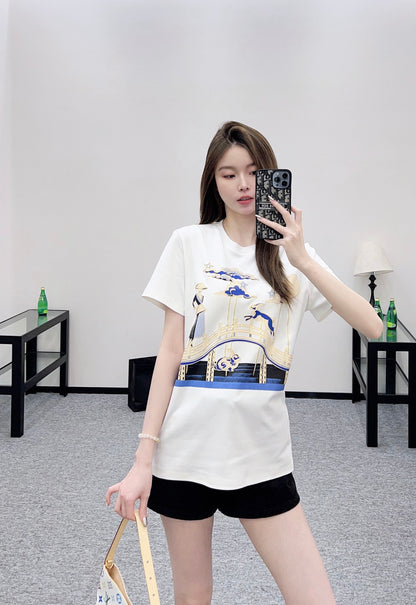 CD 25fw printed t-shirt